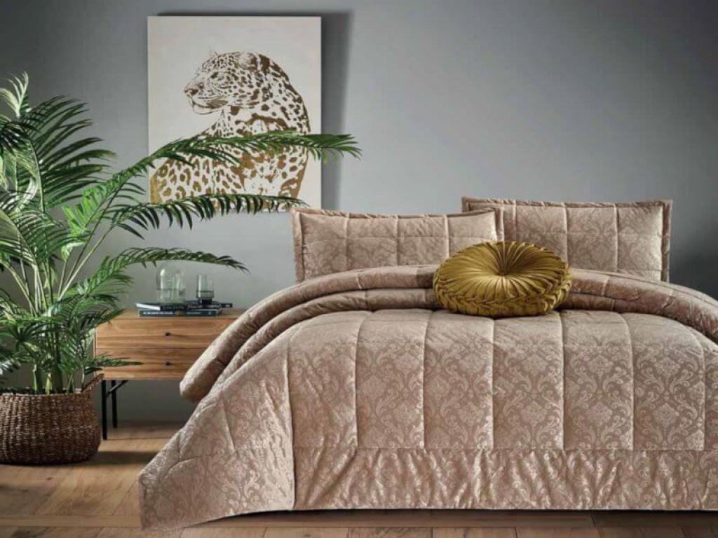 Πάπλωμα Υπέρδιπλο Natural Italian Velvet Γαρύφαλλο 220x240 | Γαρύφαλλο - Λευκά Είδη